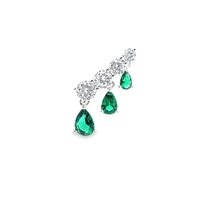 Earrings Ultima Edizione Woman Colore in Silver Smeraldo OAO7368-SM - OAO7368-SM
